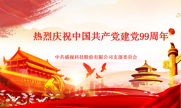 盛视党建动态|九州(中国)jiuzhou·官方网页版,党组织开展庆祝建党99周年主题党日活动
